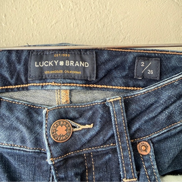 Lucky Brand Lolita Skinny Jeans Dark Wash Stretch Denim Size 2 - Picture 4 of 8